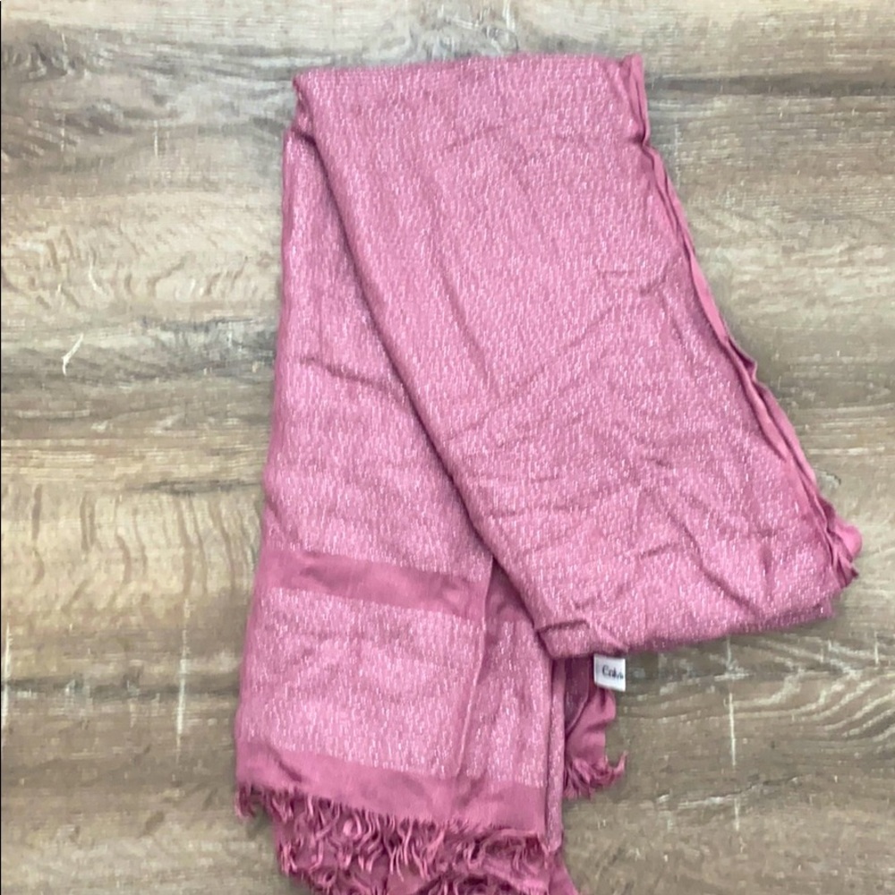 Rose pink scarf